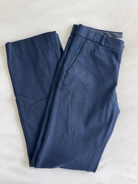 Banana Republic Logan Navy Dress Pants Size 4 Long
